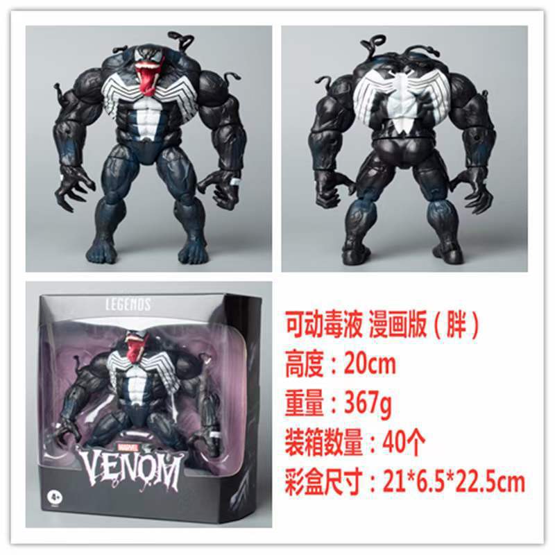 毒液漫画版6寸超凡蜘蛛图片