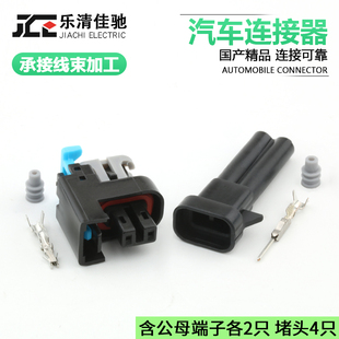 DJ7021Y-0.6-11/21 适用于汽车喷油嘴插头 国产德尔福15326181