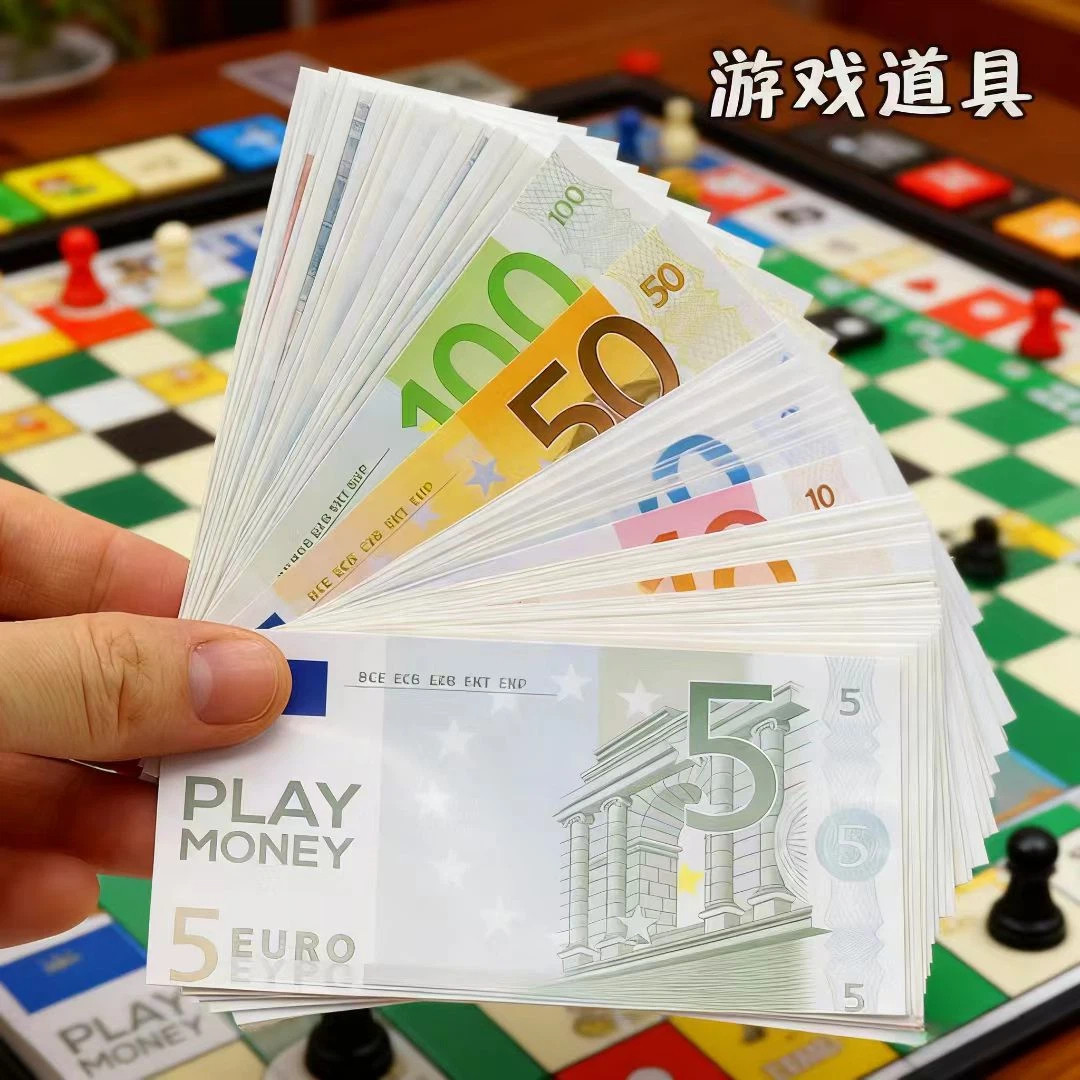 儿童玩具假钱纸币仿真大面额筹码图片