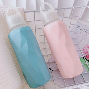 极简美学！通勤氛围感拉满~佐敦朱迪时尚便携玻璃水杯带杯套300ml