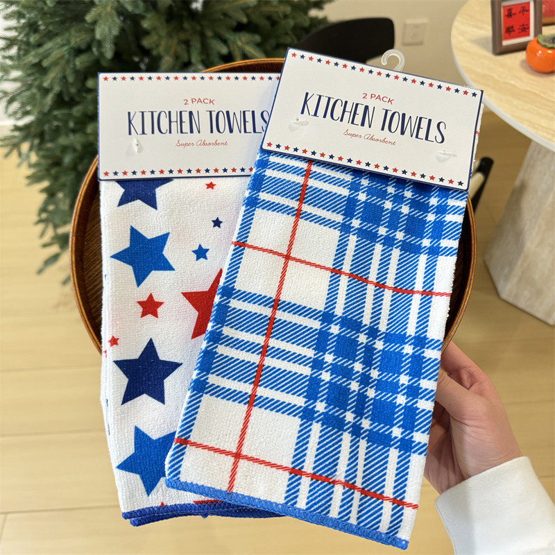 搞定全屋清洁~大号外贸款多功能厨房抹布吸水巾擦头巾擦手巾2条装,家庭/个人清洁工具,抹布,淘宝优惠券,粉丝福利购,淘宝优惠卷