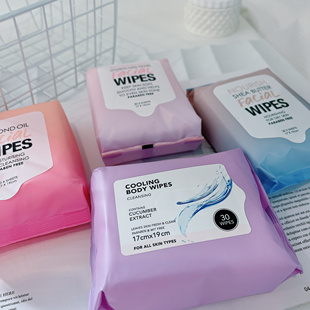 面部湿巾新风尚~Facial WIPES面部清洁湿巾保湿卸妆湿巾便携装