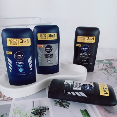 夏日暴汗bi备~妮家男士3合1止汗露清新舒爽持久留香止汗膏50ml