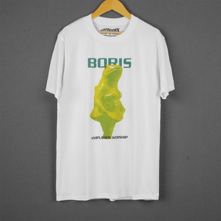 男女T恤 Worship另类摇滚厄运泥浆青蛙纯棉短袖 Boris Amplifier