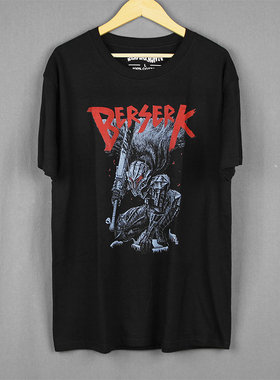 Berserk剑风传奇烙印战士动漫短袖纯棉美式休闲圆领男印花夏季T恤