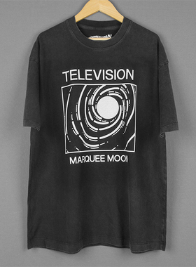 Television Marquee Moon 欧美新浪潮朋克乐队纯棉短袖个性T恤