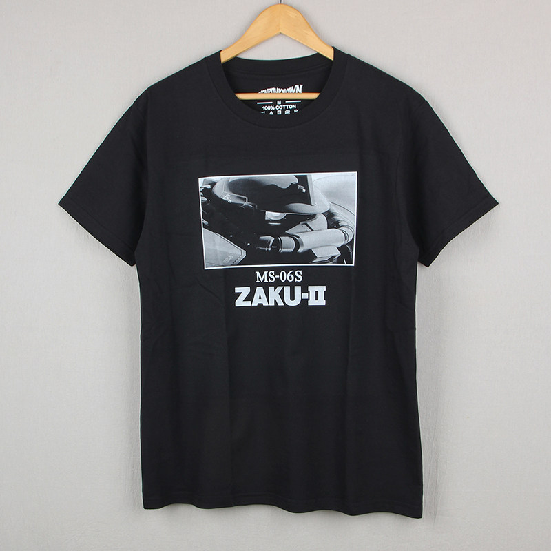 ms-06s 扎古Ⅱ t恤 zaku 机动战士高达 夏亚 gundam 动漫 t-shirt