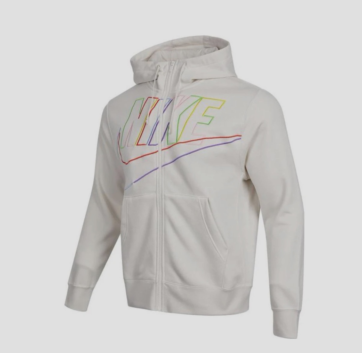 NIKE耐克 男子休闲运动舒适全长拉链开襟加绒保暖外套 DX0536-030