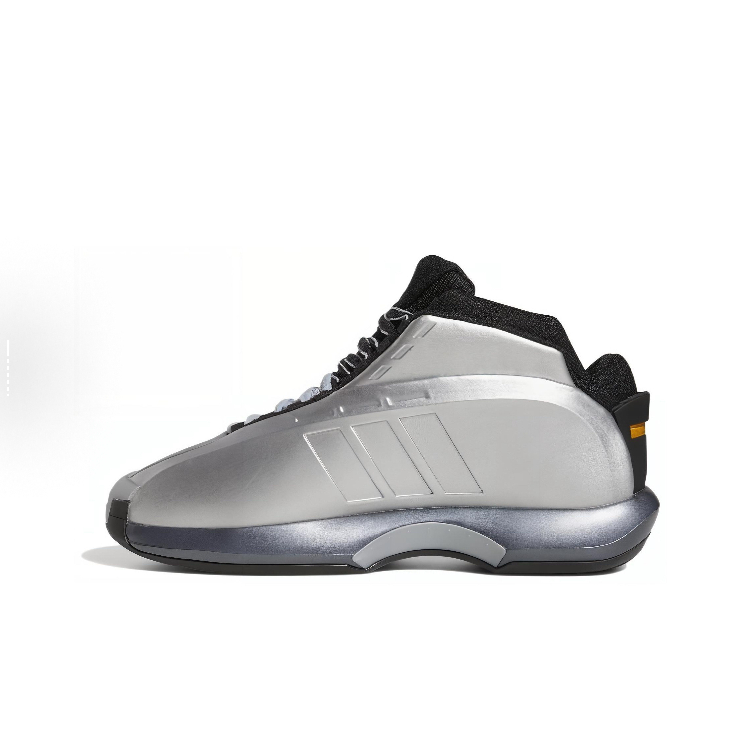 adidas Crazy 1 减震防滑耐磨支撑高帮篮球鞋 男款金属银色GY2410