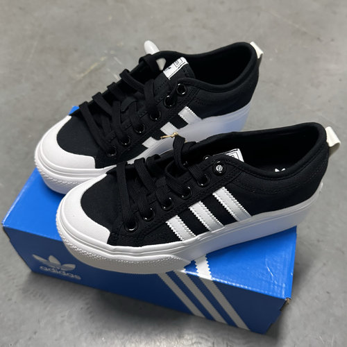 adidas NIZZA PLATFORM W女子休闲运动鞋板鞋FV5321