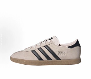 阿迪达斯Adidas STADT 浅粉色 低帮T头休闲运动德训板鞋 JR6347