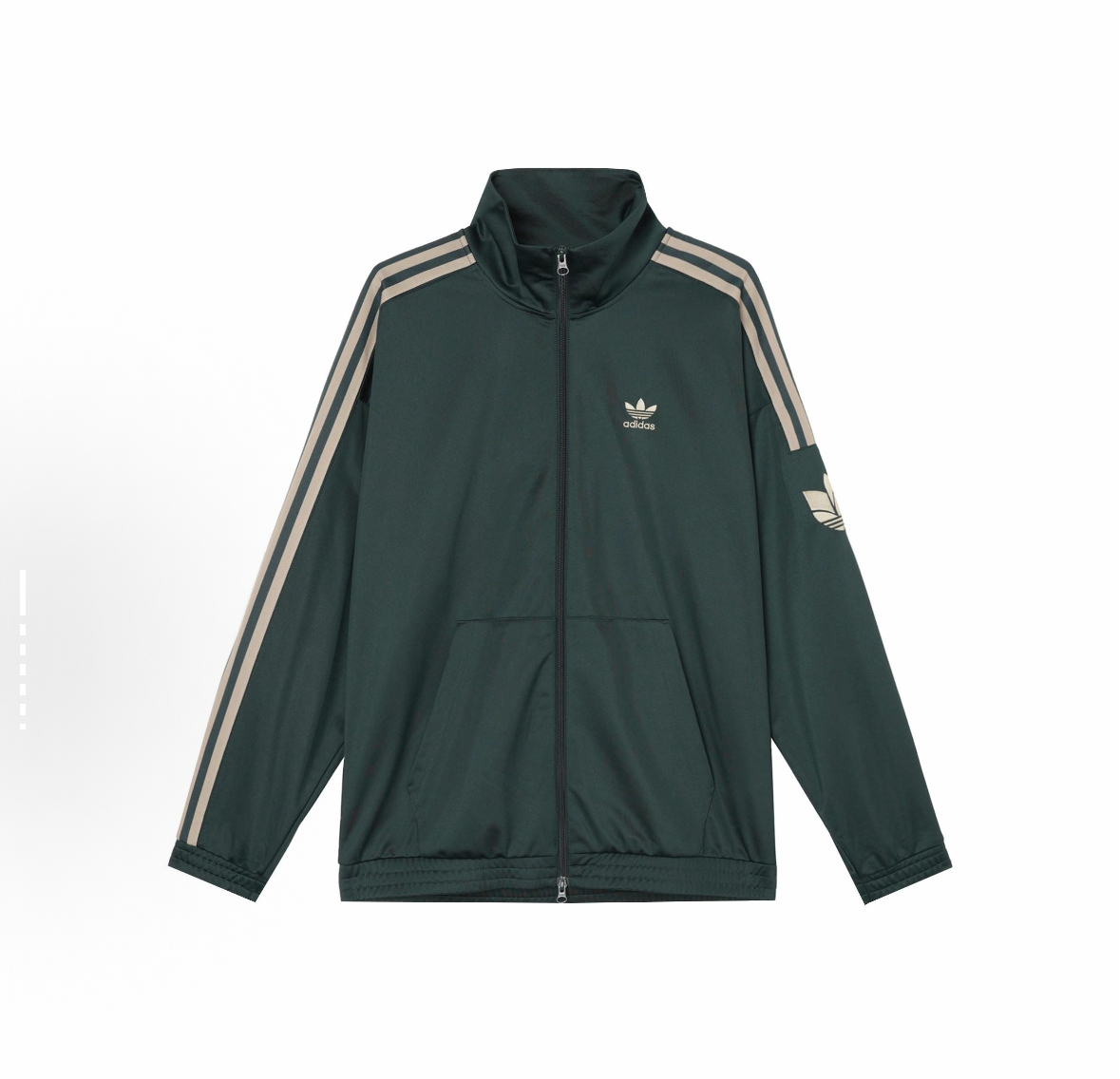 Adidas/阿迪达斯三叶草男女经典复古休闲立领外套JL8400