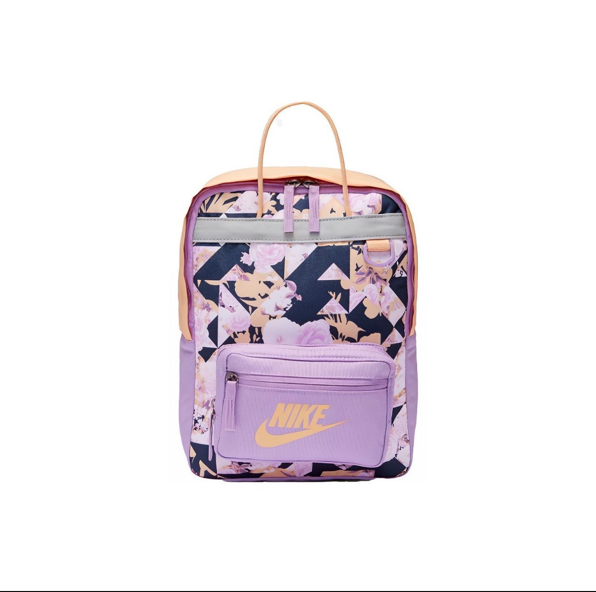 耐克Nike Tanjun印花紫色花卉涤纶双肩包 CW9267-410-589