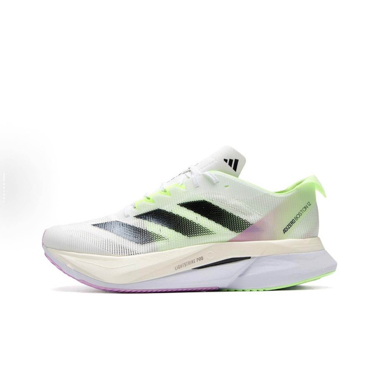 阿迪达斯adizero BOSTON12马拉松碳板耐磨训练竞速跑步鞋男IG3321