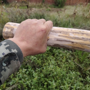 太极尺 按摩 千斤把 强筋健骨 增气力 不抛光不打蜡 杜仲木太极棒