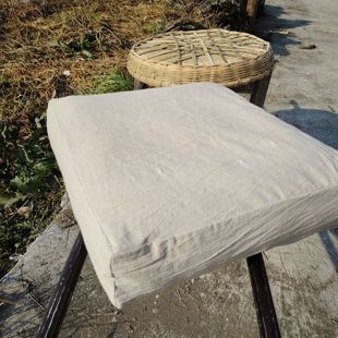 天然松针打坐垫静坐冥想禅修垫定制飘窗榻榻米沙发垫手缝棉麻透气