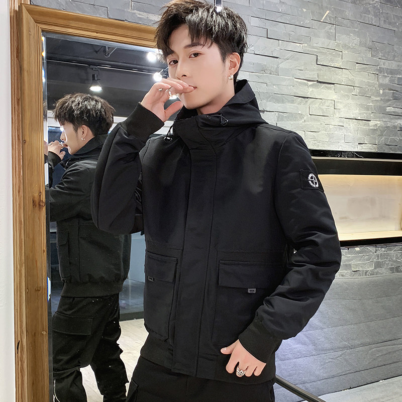 春秋新款衣服韩版潮流帅气百搭工装迷彩休闲春装夹克JK609-P75,男装夹克,电商A128