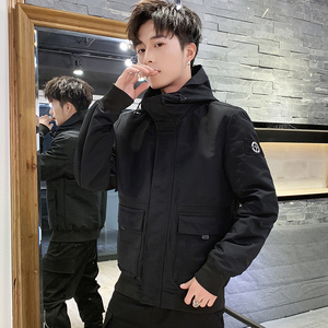 春秋新款衣服韩版潮流帅气百搭工装迷彩休闲春装夹克JK609-P75图片