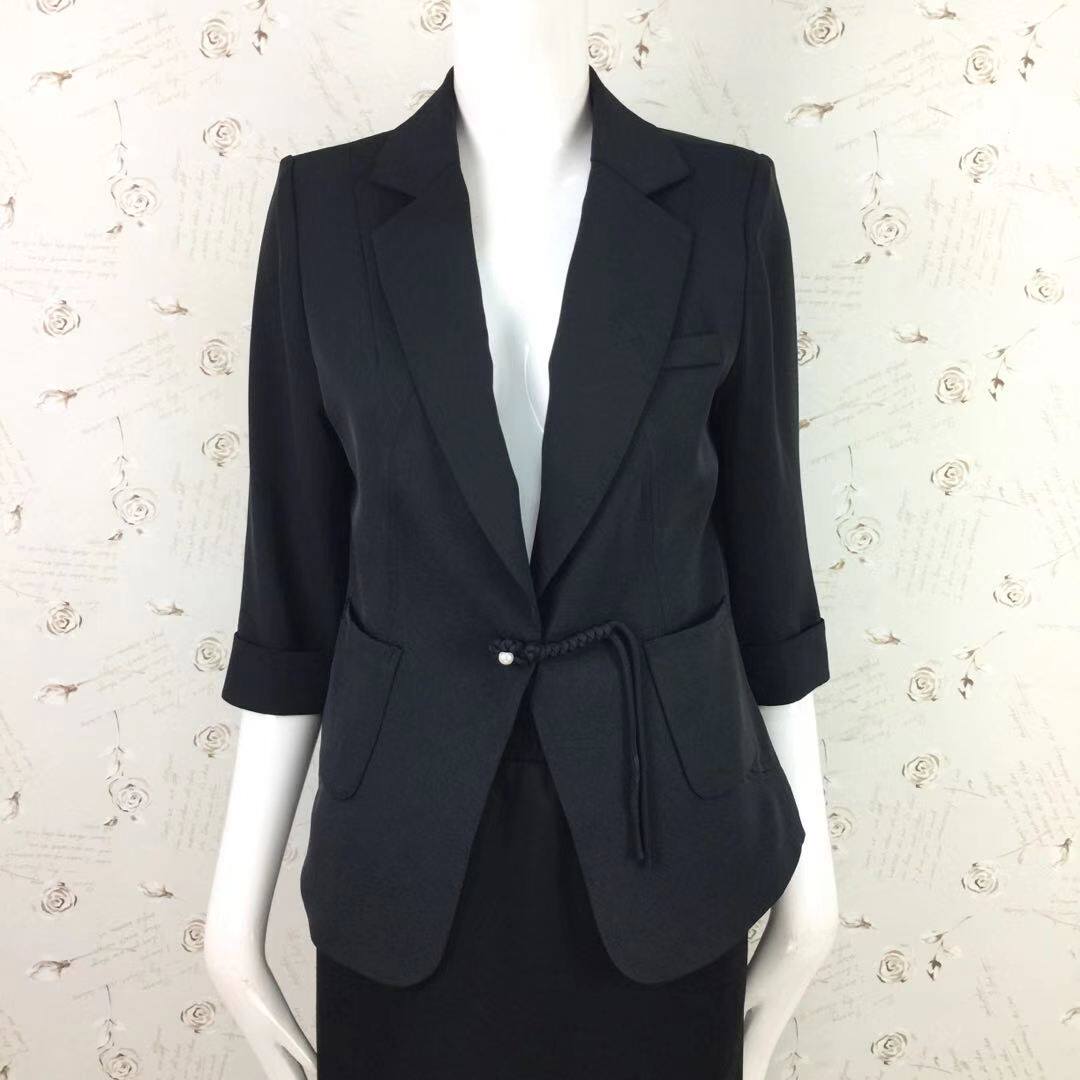 断码特价 春秋款 郦蔻/莲和丽智LHLZ24 8020西服 专柜正品399