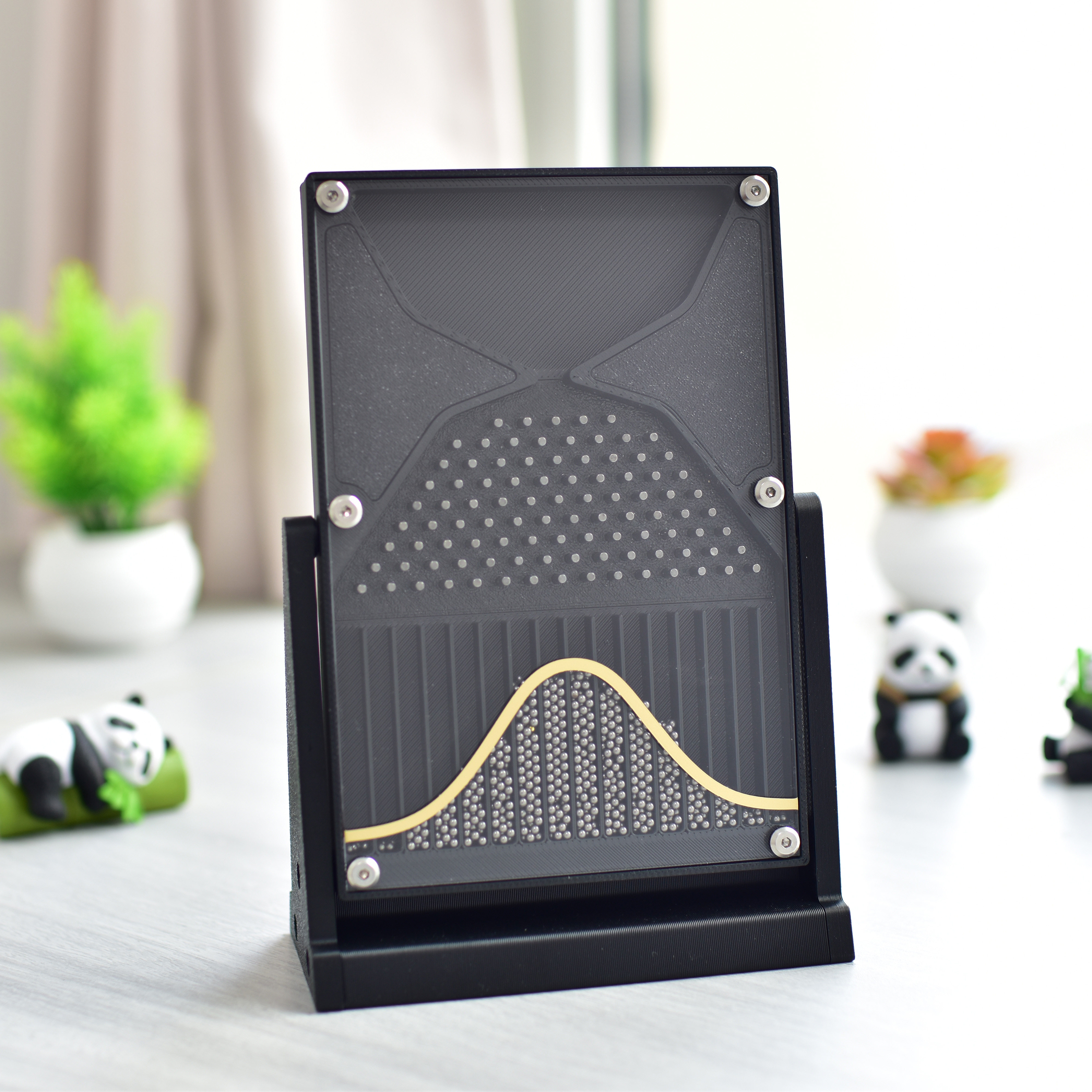 高尔顿板Galton board正态分布数学模型科学摆件减压礼物教学教具,玩具/童车/益智/积木/模型,科学实验,淘宝优惠券,粉丝福利购,淘宝优惠卷