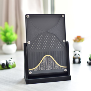 高尔顿板Galton board正态分布数学模型科学摆件减压礼物教学教具