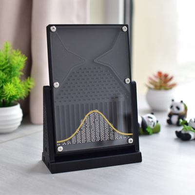 高尔顿板Galton board正态分布数学模型科学摆件减压礼物教学教具