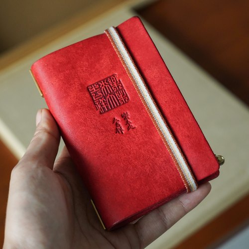 西泠印礼真皮活页A8M5/A7/A6Slim手帐笔记本意大利磨砂Pueblo牛皮