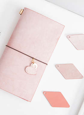 物致WUZHI®真皮TN手帐手账封皮旅行者笔记本意大利植鞣牛皮擦蜡