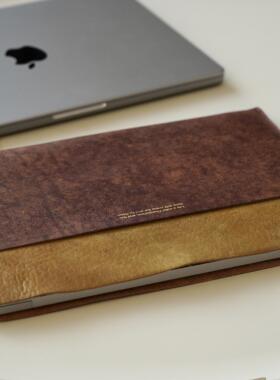 物致WUZHI®真皮苹果电脑包13寸14适用于MacBook Pro Air M2牛皮