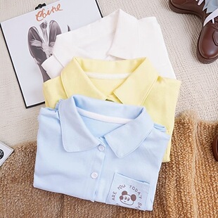 男童女童宝宝衣服polo衫 婴儿衣服纯棉儿童长袖 季 衬衫 上衣外套 春装