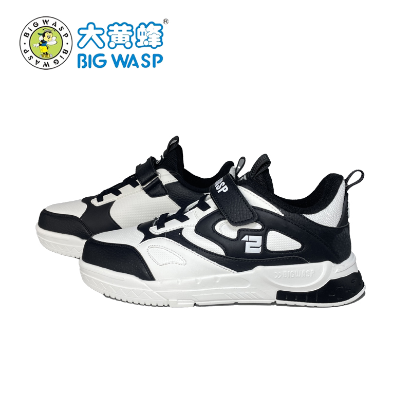 大黄蜂男童大码冬款加绒板鞋