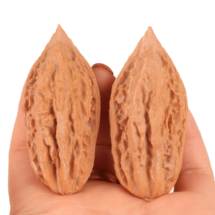 东北柳叶大秋子文玩核桃楸子手把件男士随身盘玩天然野生原色核桃