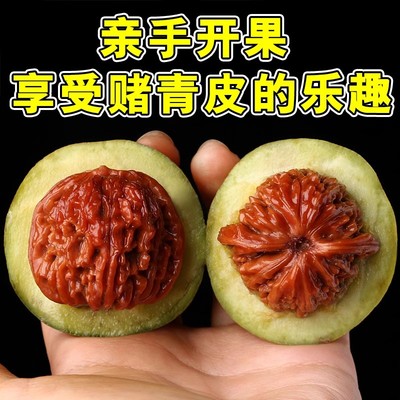 野生文玩核桃手把盘玩赌青皮天然三棱闷尖狮子头官帽蛤蟆头四座楼