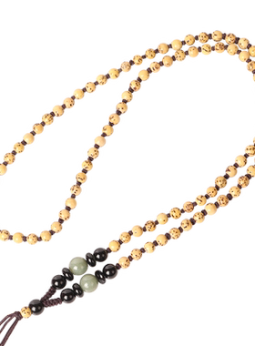 星月菩提子项链绳玉器蜜蜡吊坠