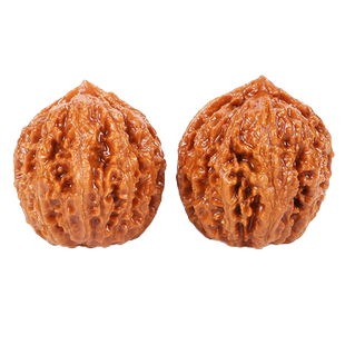 秦岭野生文玩灯笼小核桃手把玩件肉纹麻核桃灯笼满天星小宫灯