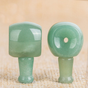 东陵玉三通佛头藏式三通DIY文玩108颗佛珠手串菩提星月饰品配件男