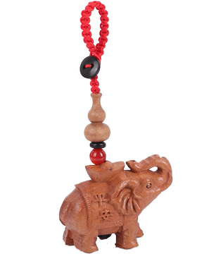 吉象财葫汽车钥匙扣2026年鼠牛虎兔龙蛇马羊猴鸡狗猪犬象护运挂件