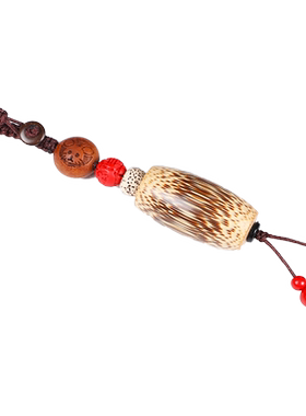 金丝竹鸡狗汽车钥匙扣桃木雕刻