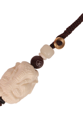 雕刻观音美猴王手机链鹿骨钥匙扣