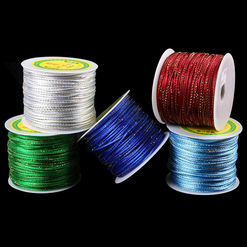 HAND-WOVEN DRAGON BOAT FESTIVAL COLOR LINE 6 PLUS GOLD WIRE ROPE BRAIDED DIAMOND KNOT RED ROPE BRACELET JADE WIRE WOVEN BRACELET