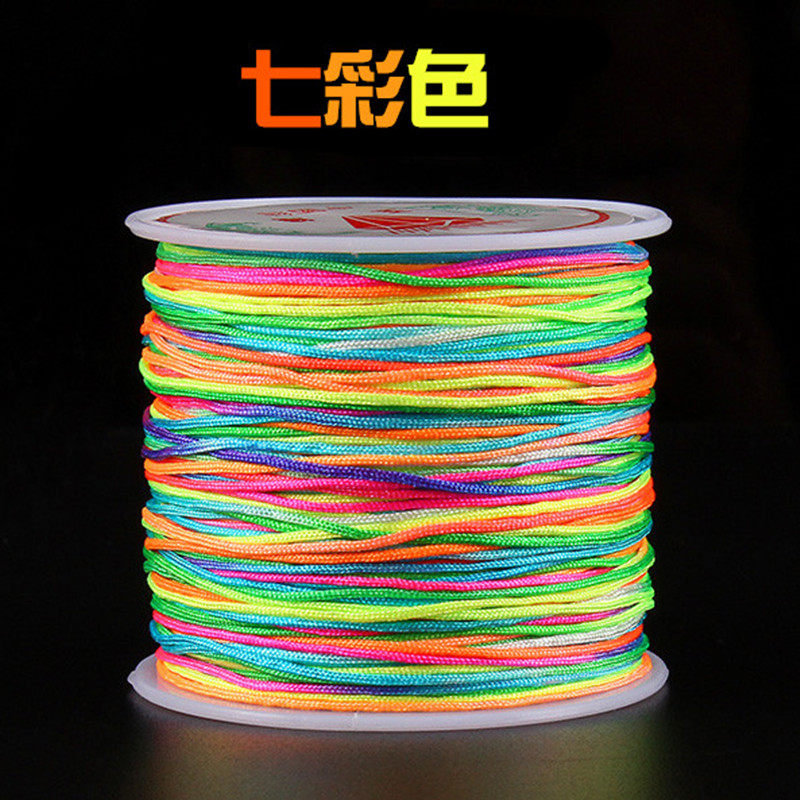 NO. 72 JADE THREAD BRAIDED BRACELET RED THREAD ROPE HANDMADE ROPE BEADS CHINESE KNOT WIRE DIY JEWELRY BRACELET STRING ROPE
