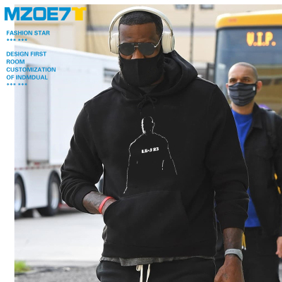 明星篮球詹姆斯潮款卫衣连帽