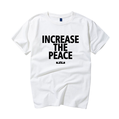 詹姆勒布朗字母增进运动短袖