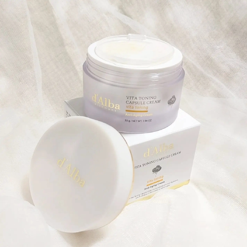 d'Alba 黛尔珀白松露维他焕彩胶囊面霜 保湿提亮肌肤补水舒缓 55g