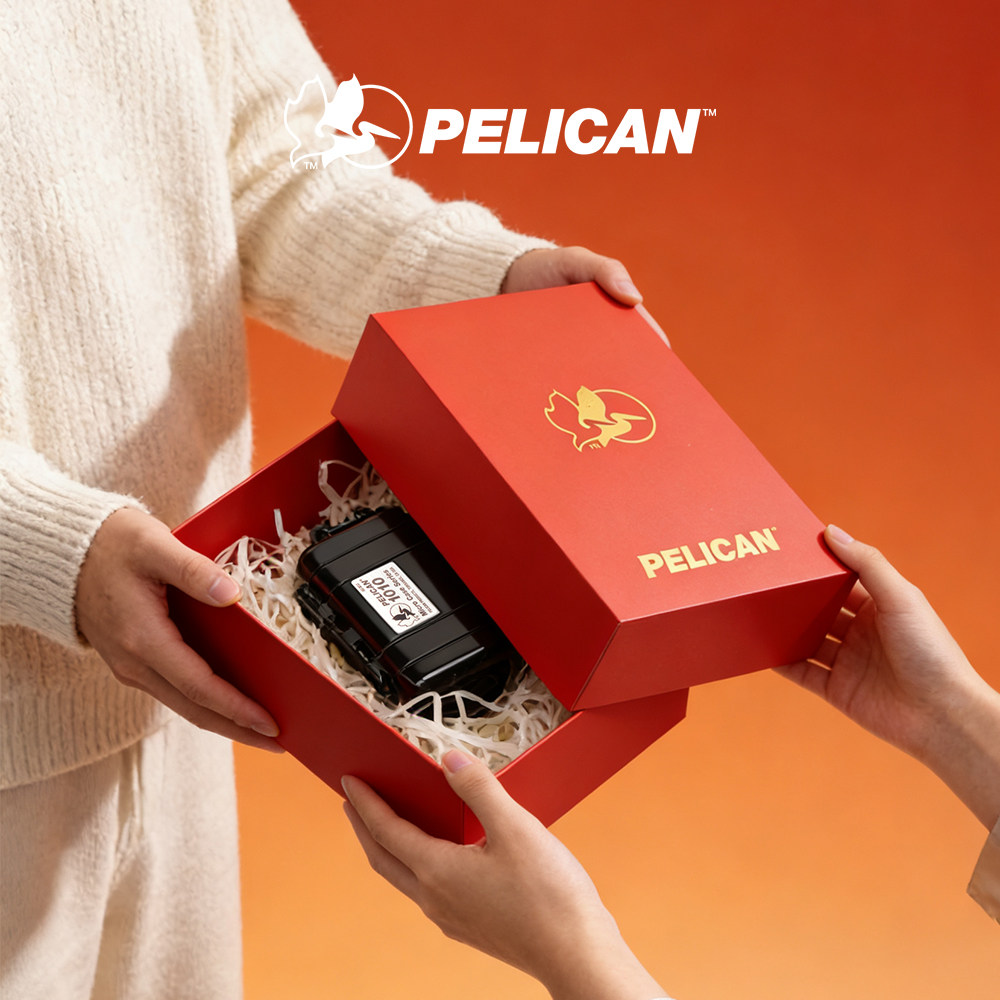 PELICAN派力肯 新年情人节日红色礼盒套装1010户外安全防水收纳盒