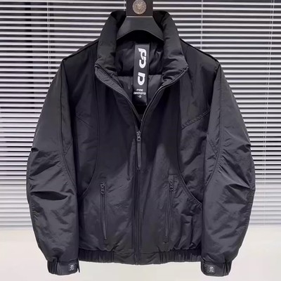 羽绒服外套男士冬季新款2025宽松潮牌保暖白鸭绒防寒上衣美式休闲