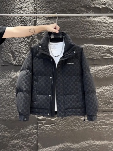 2025新款羽绒服男款冬季高级感加厚高充绒量袄子短款潮牌帅气外套