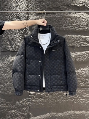 2025新款羽绒服男款冬季高级感加厚高充绒量袄子短款潮牌帅气外套