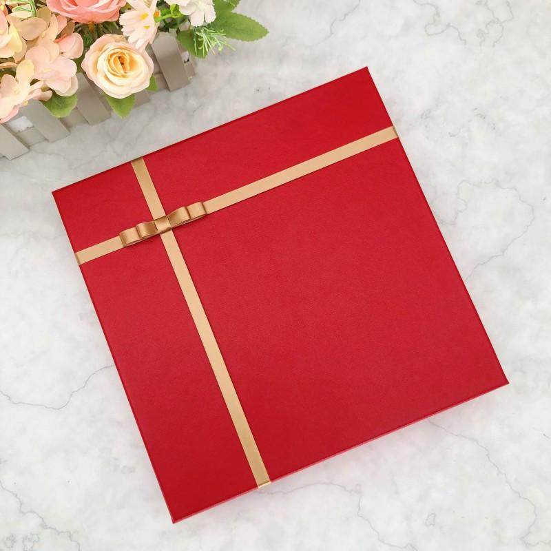 超大号定制礼盒笔记本画册正方形丝巾相框周年庆包装盒奖牌礼物盒