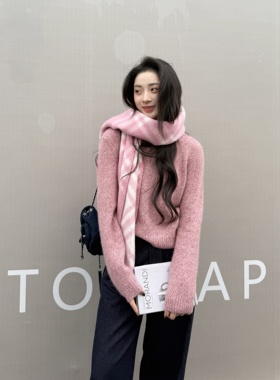 暖光予你丨康宝莱羊绒白厂丝丨厚款合股纱保暖柔软羊绒衫-MY6358